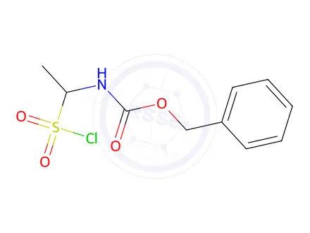 Chemical structure of Benzyl (1-(chlorosulfonyl)ethyl)carbamate