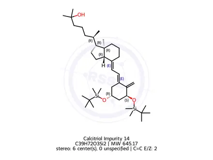 Chemical structure of Calcitriol Impurity 102