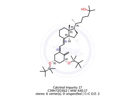 Chemical structure of Calcitriol Impurity 105