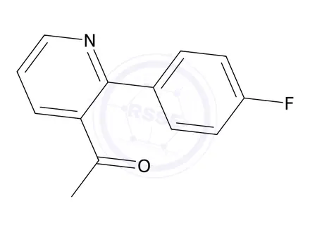 Chemical structure of 1-(2-(4-Fluorophenyl)pyridin-3-yl)ethanone