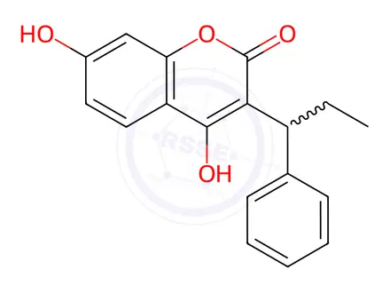 Chemical structure of Phenprocoumon Impurity 21