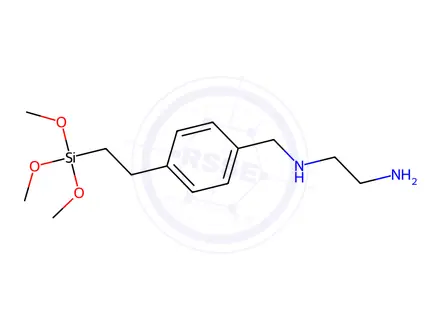 Chemical structure of N1-(4-(2-(Trimethoxysilyl)ethyl)benzyl)ethane-1,2-diamine