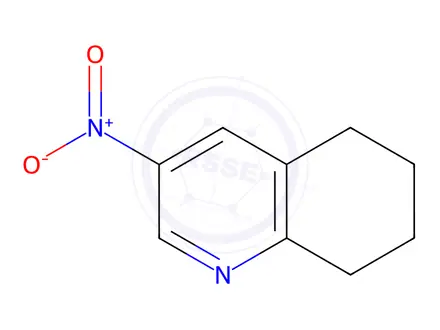 Chemical structure of 3-nitro-5,6,7,8-tetrahydroquinoline