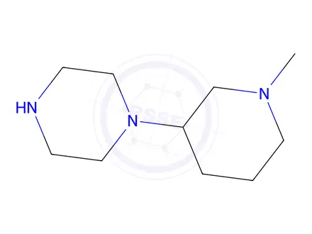 Chemical structure of 1-(1-methylpiperidin-3-yl)piperazine