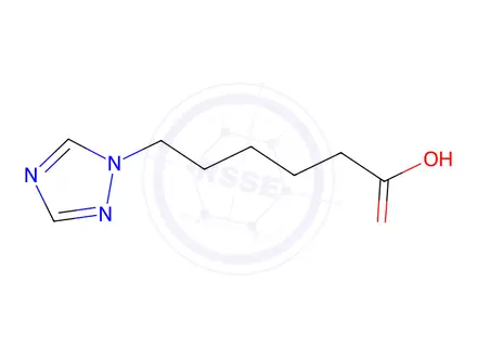 Chemical structure of 6-(1h-1,2,4-Triazol-1-yl)hexanoic acid