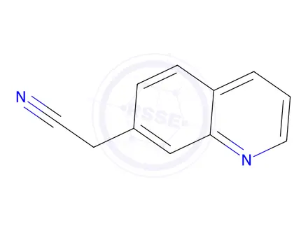 Chemical structure of 2-(Quinolin-7-yl)acetonitrile