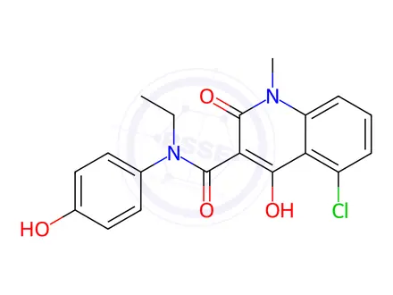 Chemical structure of Laquinimod Impurity 7