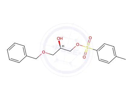 Chemical structure of (R)-3-(benzyloxy)-2-hydroxypropyl 4-methylbenzenesulfonate