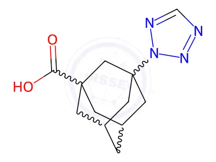 Chemical structure of Adamantane Impurity 50