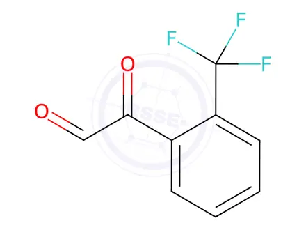 Chemical structure of 2-Oxo-2-(2-(trifluoromethyl)phenyl)acetaldehyde