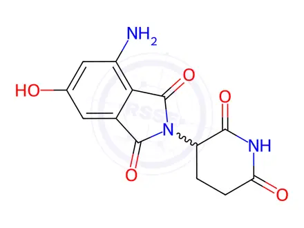 Chemical structure of Pomalidomide-6-OH