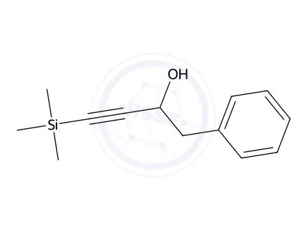 Chemical structure of 1-Phenyl-4-(trimethylsilyl)but-3-yn-2-ol