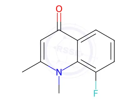 Chemical structure of 8-Fluoro-1,2-dimethylquinolin-4(1H)-one