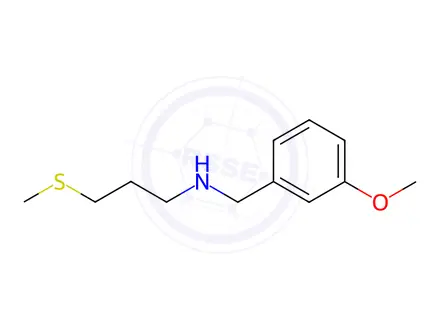 Chemical structure of n-(3-Methoxybenzyl)-3-(methylthio)propan-1-amine
