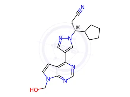 Chemical structure of Ruxolitinib Impurity 3