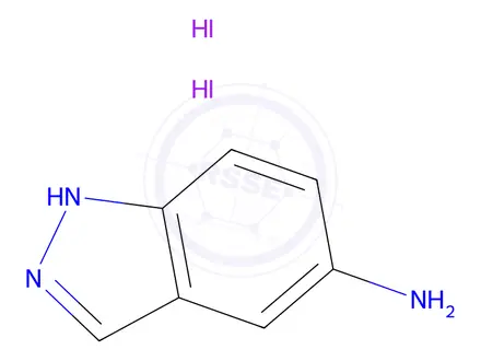 Chemical structure of 1H-Indazol-5-amine dihydroiodide