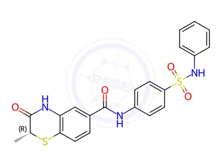 Chemical structure of SOX11 inhibitor Compound R (SOX11i)