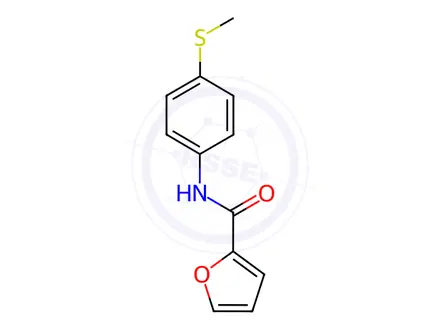 Chemical structure of N-(4-(Methylthio)phenyl)furan-2-carboxamide