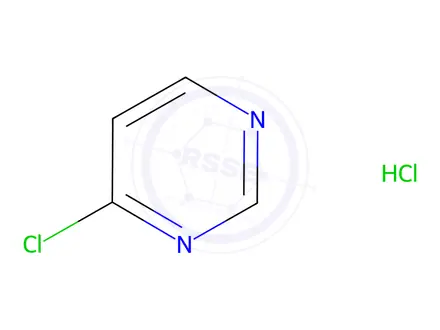 Chemical structure of 4-Chloropyrimidine Hydrochloride