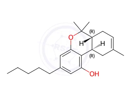 Chemical structure of Cannabidiol EP Impurity I