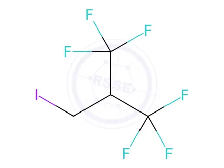 Chemical structure of 2-(Iodomethyl)-1,1,1,3,3,3-hexafluoropropane