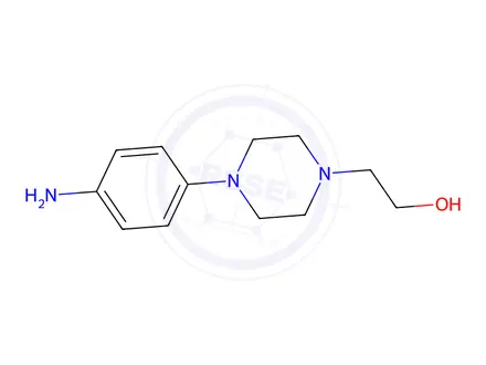 Chemical structure of 2-(4-(4-Aminophenyl)piperazin-1-yl)ethanol