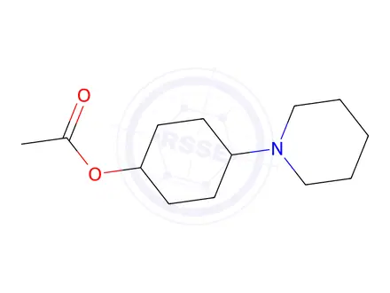 Chemical structure of 4-Piperidinocyclohexyl=acetate
