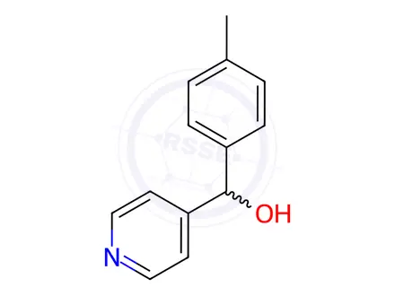 Chemical structure of α-(4-methylphenyl)-4-pyridinemethanol