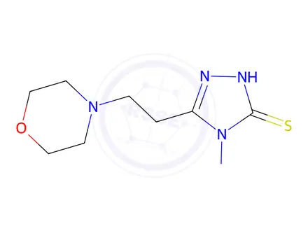 Chemical structure of 155219-07-1 4-Amino-5-[2-(morpholin-4-yl)ethyl]-4H-1,2,4-triazole-3-thiol MFCD18169599