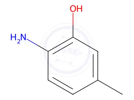 Chemical structure of 2-Amino-5-methylphenol