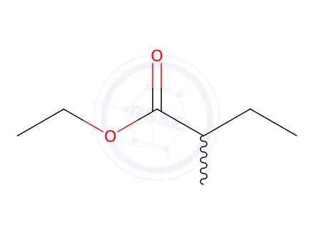 Chemical structure of Ethyl DL-2-methylbutyrate