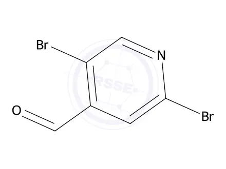 Chemical structure of 2,5-Dibromoisonicotinaldehyde