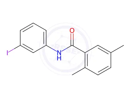 Chemical structure of n-(3-Iodophenyl)-2,5-dimethylbenzamide