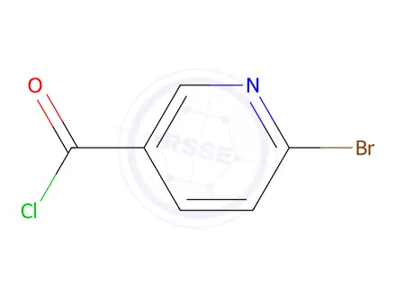Chemical structure of 6-Bromo-3-pyridinecarbonyl chloride