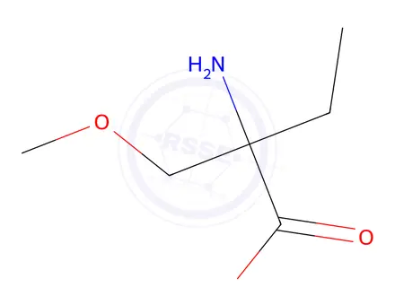 Chemical structure of 2-Amino-2-(methoxymethyl)butanoic acid