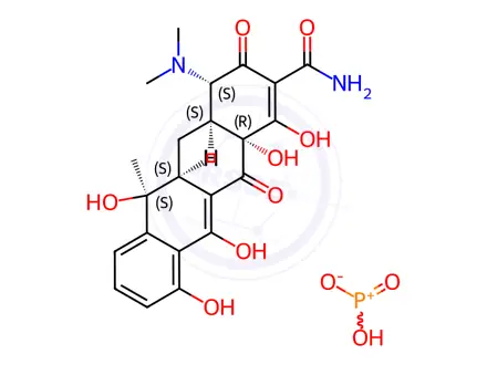Chemical structure of Tetracycline Phosphate complex