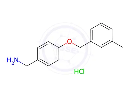 Chemical structure of {4-[(3-Methylphenyl)methoxy]phenyl}methanamine Hydrochloride