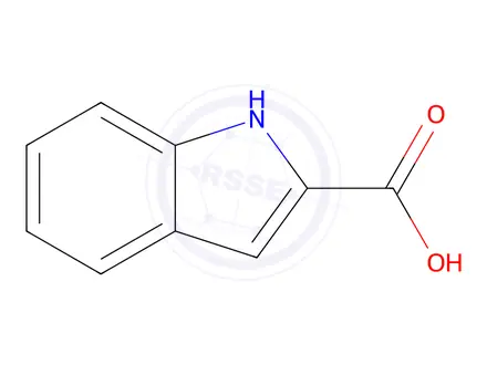 Chemical structure of Indole-2-carboxylic Acid