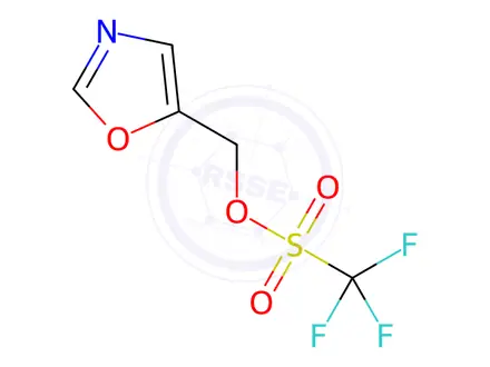 Chemical structure of Oxazol-5-ylmethyl trifluoromethanesulfonate
