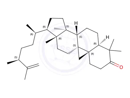 Chemical structure of cyclolaudenone