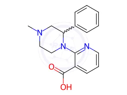 Chemical structure of Mirtazapine Impurity 42