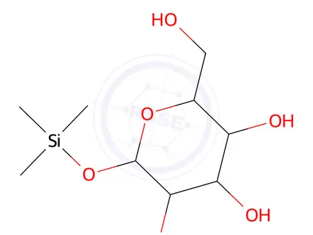 Chemical structure of Trimethylsilyl-α-D-(+)-glucose