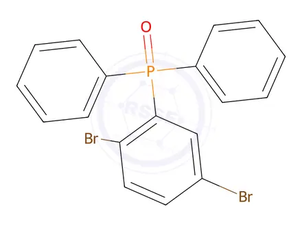 Chemical structure of (2,5-Dibromophenyl)diphenylphosphineoxide
