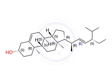 Chemical structure of Stigmasterol