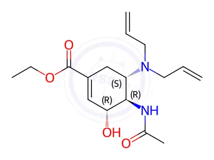 Chemical structure of Oseltamivir Impurity 154