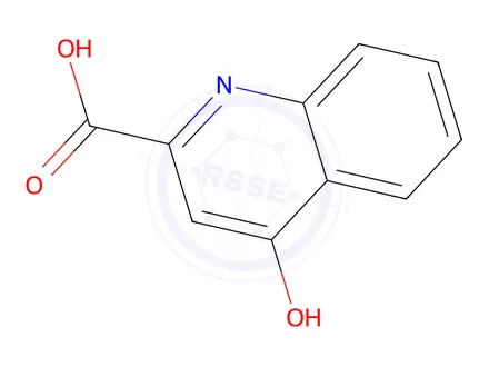 Chemical structure of Kynurenic acid