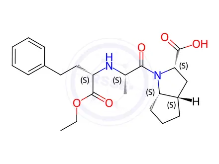 Chemical structure of Ramipril