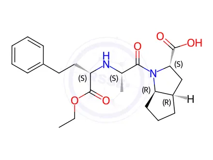 Chemical structure of Ramipril Isomer 1