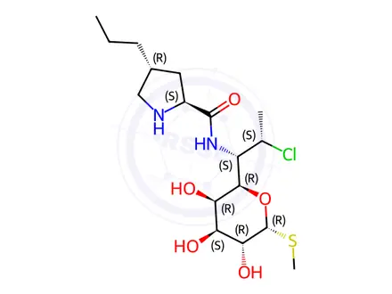 Chemical structure of N-Demethyl Clindamycin