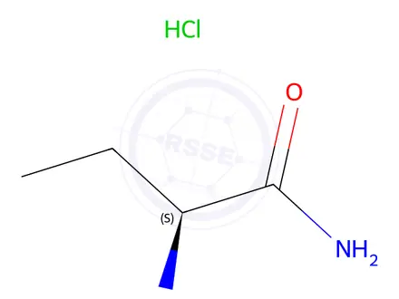 Chemical structure of Levetiracetam USP Related Compound B